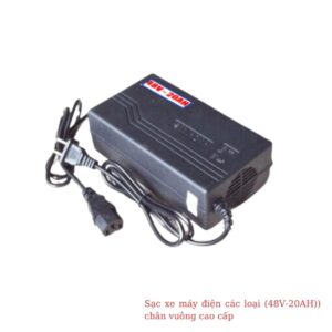 sac xe may dien 48v 20ah chan vuong cao cap